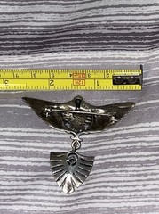 Unique Sterling Silver Pin/Brooch Marcasite Angel Fairy Wings 925 15.75 Grams