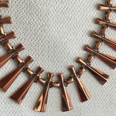 Vintage Renoir Copper Necklace Beautiful Condition