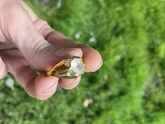 Vintage Uncas 18kt Gold Plated Ring Size 9