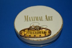 Authentic Original Maximal Art Grandma Brooch Pin in Original Box Maker Marked