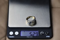 Dragonfly Gemstone Ring Sterling Silver