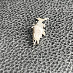 Vintage Sterling 925 Silver Asian Carp Articulated Fish Pendant Artisan Charm