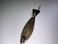 Vintage 1950’s Taxaco Mexico Modernist Sterling Silver & Copper Fish Brooch
