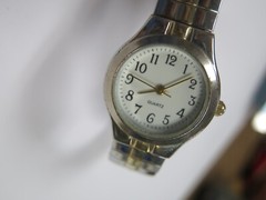 Wristwatch Watch Quartz WS21B PC21 White Face MZ Berger Japan Vintage NON runnin