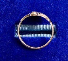Vtg 1950’s JM Joseph Masaniello Sterling Silver Shell Ring Sz 6, .75”x.5”Top