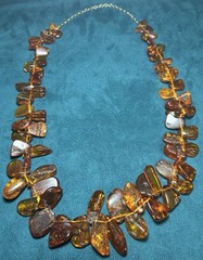 Huge Vintage Amber Necklace 121.9 Grams