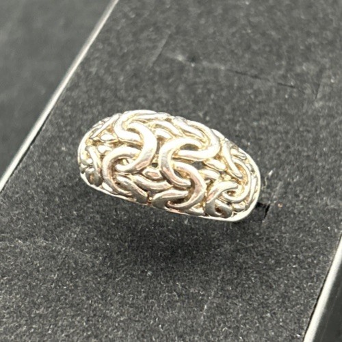 925 Sterling Silver Vintage Byzantine Ring – Size 7.75 – Free Ship!