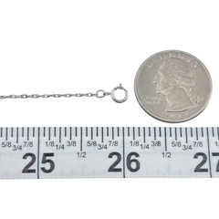 Vintage Sterling Silver 925 Rope Chain Necklace 26″