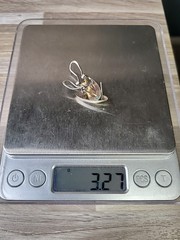 Estate Sterling Silver 925 Earrings Pierced Post Teardrop Shaped Earrings 15