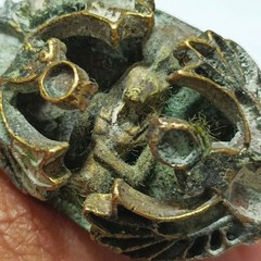 Vintage Handmade Bronze Ring, Rare Ornate Collectible, Unique Statement Jewelry