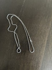 12.80g Vintage Sterling Silver 925 Rope Chain Necklace 20 in M