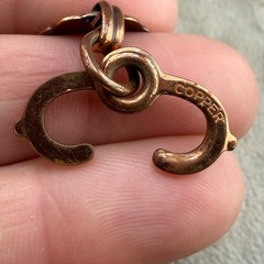 Vintage Copper Bracelet South Western 7’