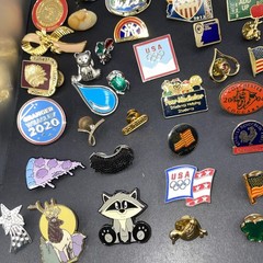Hat Pin Lot Over 50 Assorted Some Signed Little To No Wear Except One
