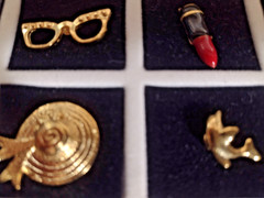 Vintage Pin Back Set Harve Benard by Benard Holtzman set of 12