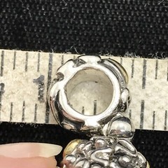 Vintage Renaissance Revival 2-Tone Black Onyx Cubic Zirconia Pendant