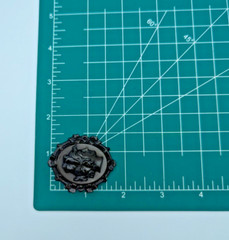 Antique Victorian Vulcanite Cameo Female Profile Mourning Brooch Pin