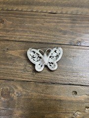 Vintage Two Tone Butterfly Brooch