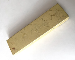 Vintage Panel Bracelet Goldstone Rose Gold Tone Round Linked 7″ New Boxed