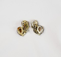 Vintage CORO Caramel Brown Thermo Lucite Bracelet and Earring Set