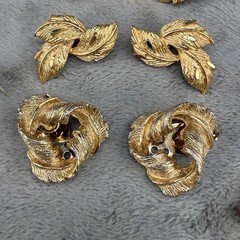 Vintage Clip On Earrings lot of 9 Every Day Wear