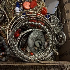 Vintage to Now Jewelry Lot All Wearable Necklaces & Bracelets No Broken. Box BN6