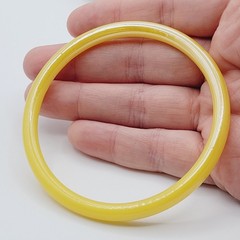 Vintage Set of Five Glass Bangles Autumnal Colors Orange Yellow Brown Bohemian