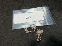 1.51g Vintage Sterling Silver 925 Curb Chain Necklace 20 in M