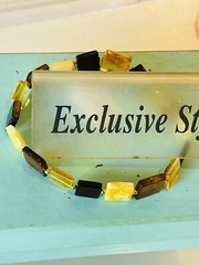 14K Gold Sterling Elastic Stretchy Beads Amber Bracelet Genuine Assorted Colors