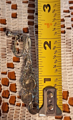 Vintage Silver-tone 3 Clear Crystal Drop Dangle Screw-Hinge-Clip On Earrings