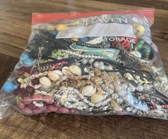 Vintage Costume Jewelry 4lbs 10oz Bag Many Wearable Or Re-Purpose for Crafting