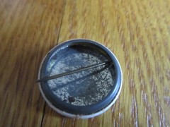 Vintage Rainbow Heart Pin Pinback Collectible Metal FREE SHIP