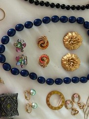 Grandmas Jewerly Lot Mixed Vintage Estate 22 pieces Monet Avon + more