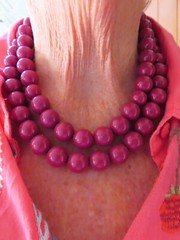 Vintage Lilac/Purple Double Strand Bead Necklace
