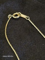 Vintage Unbranded Gold-Tone Coiled Wire Bead Station Necklace