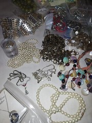 Large Costume Jewelry Lot #3 * APPROX 100 Vintage Pieces * watches bracelets ETC