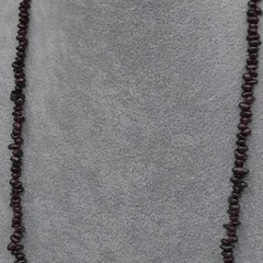Vintage Purple Garnet Beaded 35″ Necklace Natural Pyrope Almandine Nugget 64g