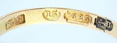 Pretty Antique Victorian 15K Gold Turquoise Pearl Floral Engraved Ring 1869 5.75