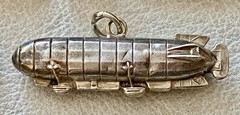 Vintage Sterling Silver & Brass World Travel & Map & Shield Charms CHOICE