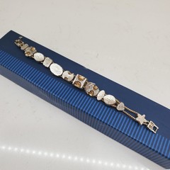 Boxed Victorian Revival Vintage 7″ Charm Bracelet in JTV Gift Box
