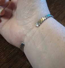 Vintage Sterling Twisted Cuff Bracelet 5mm Wide 10.7 grams See Pics/Description