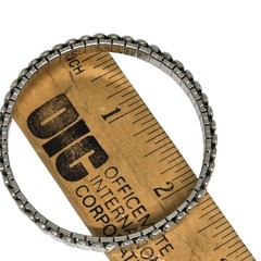 Vintage Silver Tone Stretch Bracelet Expandable Link Bracelet Retro Minimalist