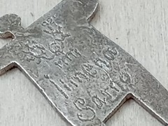 42″ artisan Silver CHARMS Necklace ONE OF A KIND HANDMADE ARTIST SIGNED