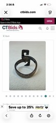 Early Leanore Doskow Ring of Abstract Shapes size 5.75