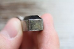 VINTAGE SMOKEY QUARTZ STERLING SILVER PENDANT 925 GEMSTONE NATURAL STONE RETRO