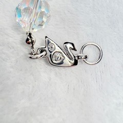 Signed Swarovski AB Crystal Bracelet with Pavé Swan Logo, 1990s–2000s