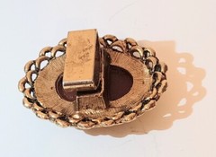 Vintage Cameo Scarf Clip – No Brand Mark VGC