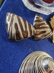 Vintage Jewelry Mixed Jewelry Lot Brooch, Earrings & Ring