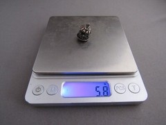 VINTAGE ROUND N’ ROUND STERLING ARTICULATING 3D CAROUSEL CHARM PENDANT