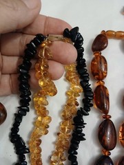 Amber Jewelry Lot Reconstituted & Baltic Amber Mixed Lot READ Descrip