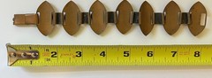 Vtg Solid Copper Jewelry Lot Bell Trading Post Treble Clef Mesh Bracelet 251g